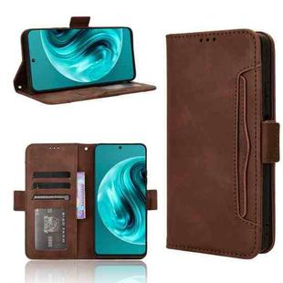 For Huawei nova 12i 4G / Enjoy 70 Pro 4G Skin Feel Calf Texture Card Slots Leather Phone Case(Brown)