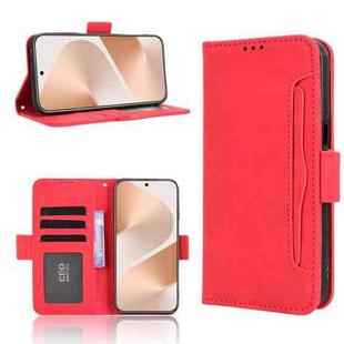 For Huawei Pura 80 5G Skin Feel Calf Texture Card Slots Leather Phone Case(Red)