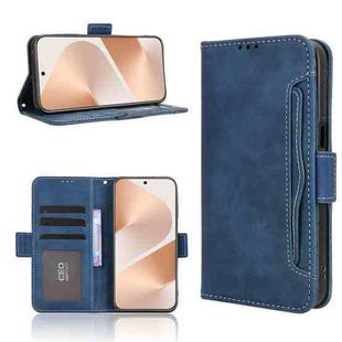 For Huawei Pura 80 5G Skin Feel Calf Texture Card Slots Leather Phone Case(Blue)