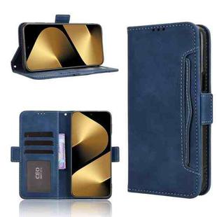 For Huawei Pura 80 Ultra 5G Skin Feel Calf Texture Card Slots Leather Phone Case(Blue)