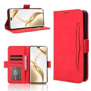 For Honor 200 Pro 5G Skin Feel Calf Texture Card Slots Leather Phone Case(Red)