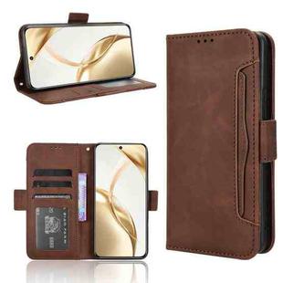 For Honor 200 5G Skin Feel Calf Texture Card Slots Leather Phone Case(Brown)