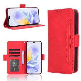 For Honor X60i 5G Skin Feel Calf Texture Card Slots Leather Phone Case(Red)