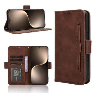 For Honor Magic7 Skin Feel Calf Texture Card Slots Leather Phone Case(Brown)