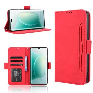 For Honor 300 Pro 5G / 300 Ultra 5G Skin Feel Calf Texture Card Slots Leather Phone Case(Red)