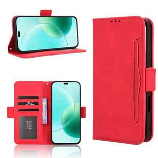 For Honor 400 Lite Skin Feel Calf Texture Card Slots Leather Phone Case(Red)