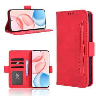 For Honor 400 Skin Feel Calf Texture Card Slots Leather Phone Case(Red)