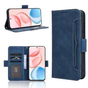 For Honor 400 Skin Feel Calf Texture Card Slots Leather Phone Case(Blue)