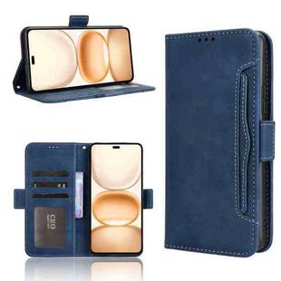For Honor Power 5G Skin Feel Calf Texture Card Slots Leather Phone Case(Blue)