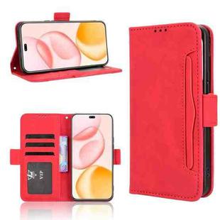 For Honor 400 Pro Global 160.8mm Skin Feel Calf Texture Card Slots Leather Phone Case(Red)