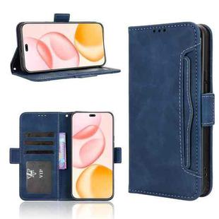 For Honor 400 Pro Global 160.8mm Skin Feel Calf Texture Card Slots Leather Phone Case(Blue)