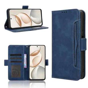 For Honor 400 Smart 5G Skin Feel Calf Texture Card Slots Leather Phone Case(Blue)
