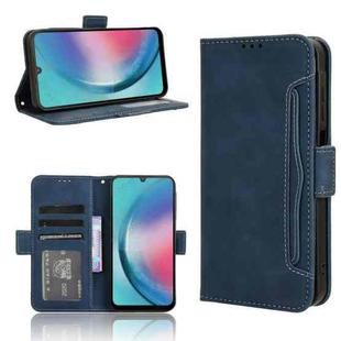 For Samsung Galaxy C55 / M55 5G Skin Feel Calf Texture Card Slots Leather Phone Case(Blue)