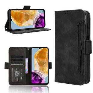 For Samsung Galaxy F15 / M15 5G Skin Feel Calf Texture Card Slots Leather Phone Case(Black)