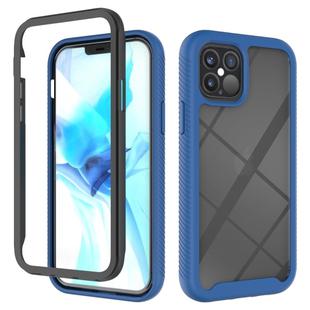 For iPhone 12 / 12 Pro Starry Sky Solid Color Series Shockproof PC + TPU Protective Case(Royal Blue)