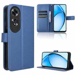 For OPPO A60 4G Diamond Texture Leather Phone Case(Blue)