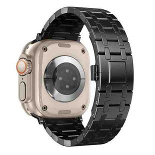 For Apple Watch Ultra 2 49mm Modified Oak AP Titanium Alloy Watch Band(Black)