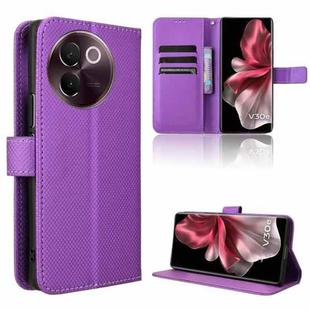 For vivo V30e 5G Diamond Texture Leather Phone Case(Purple)