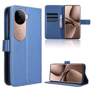 For vivo V40e 5G / iQOO Z9S 5G Diamond Texture Leather Phone Case(Blue)