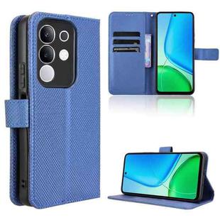 For vivo Y29 4G / T4x 5G Diamond Texture Leather Phone Case(Blue)