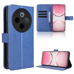 For vivo T4 5G / iQOO Z10 5G Global Diamond Texture Leather Phone Case(Blue)
