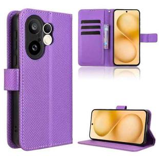 For vivo X200 FE / S30 Pro mini Diamond Texture Leather Phone Case(Purple)