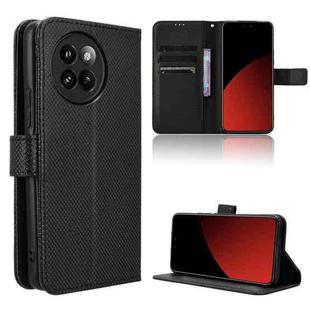 For Xiaomi Civi 4 Pro 5G Diamond Texture Leather Phone Case(Black)