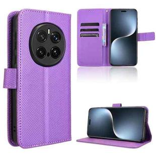 For Honor Magic7 Pro Diamond Texture Leather Phone Case(Purple)