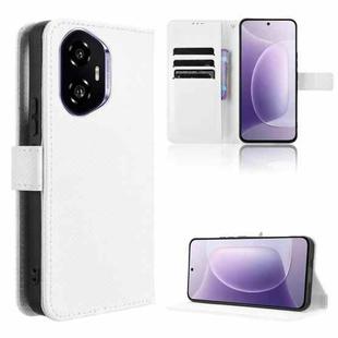 For Honor 300 5G Diamond Texture Leather Phone Case(White)