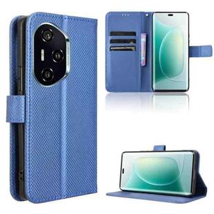 For Honor 300 Pro 5G / 300 Ultra 5G Diamond Texture Leather Phone Case(Blue)