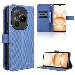 For Honor Power 5G Diamond Texture Leather Phone Case(Blue)