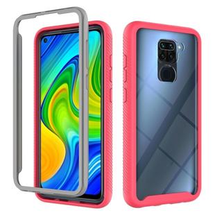 For Xiaomi Redmi Note 9 Starry Sky Solid Color Series Shockproof PC + TPU Protective Case(Red)