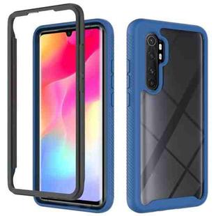 For Xiaomi Note 10 Lite Starry Sky Solid Color Series Shockproof PC + TPU Protective Case(Royal Blue)