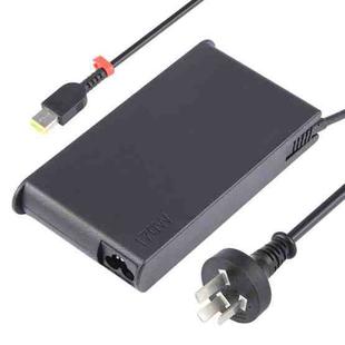 170W 20V 8.5A Laptop Notebook Power Adapter For Lenovo Big Square USB, Plug:AU Plug