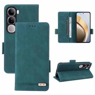 For vivo V40 Lite 5G / Y300 5G IDN Magnetic Clasp Leather Phone Case(Green)