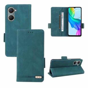 For vivo Y18 / Y03 Magnetic Clasp Leather Phone Case(Green)