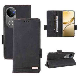 For vivo V50 5G Magnetic Clasp Leather Phone Case(Black)