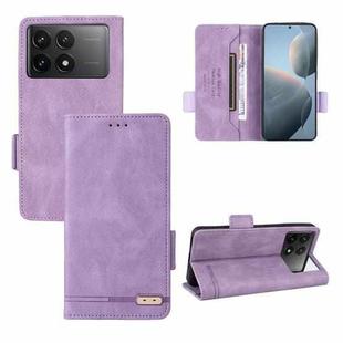 For Redmi K70 / K70 Pro Magnetic Clasp Leather Phone Case(Purple)