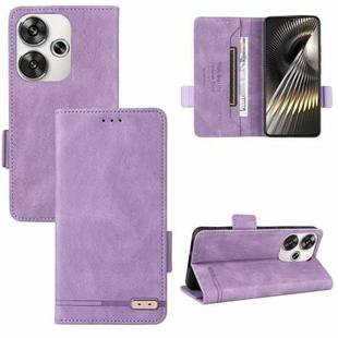 For Xiaomi Redmi Turbo 3 Magnetic Clasp Leather Phone Case(Purple)