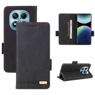 For Redmi Note 14 Pro 4G Magnetic Clasp Leather Phone Case(Black)