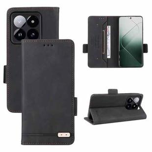 For Xiaomi 14T Pro Magnetic Clasp Leather Phone Case(Black)