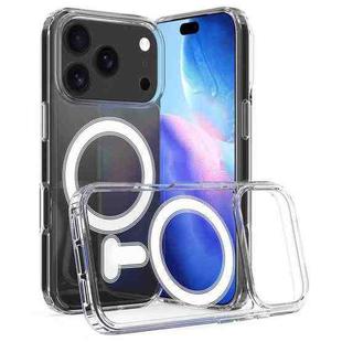 For iPhone 17 Pro Max MagSafe Clear Acrylic PC Hybrid TPU Phone Case(Transparent)
