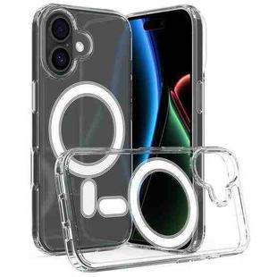 For iPhone 17 MagSafe Clear Acrylic PC Hybrid TPU Phone Case(Transparent)