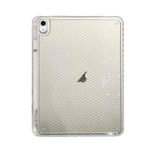 For iPad Air 2022 / 2020 10.9 Diamond Texture Acrylic Hybrid TPU Tablet Case(Transparent)