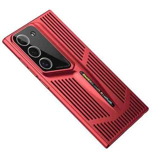 For Samsung Galaxy S23+ 5G Blade Cooling PC Full Coverage Phone Case(Red)