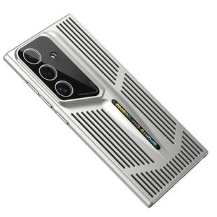 For Samsung Galaxy S25+ 5G Blade Cooling PC Full Coverage Phone Case(Titanium Silver)