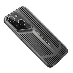 For iPhone 13 Blade Cooling PC Full Coverage Phone Case(Graphite Black)