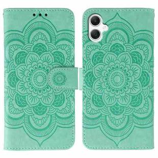 For Samsung Galaxy A06 4G / 5G / A07 5G Sun Mandala Embossing Pattern Phone Leather Case(Green)