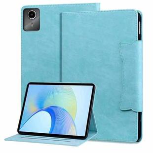 For Lenovo Xiaoxin Pad M11 2024 Cat Buckle Leather Tablet Case(Sky Blue)