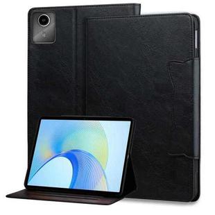 For Lenovo Xiaoxin Pad M11 2024 Cat Buckle Leather Tablet Case(Black)